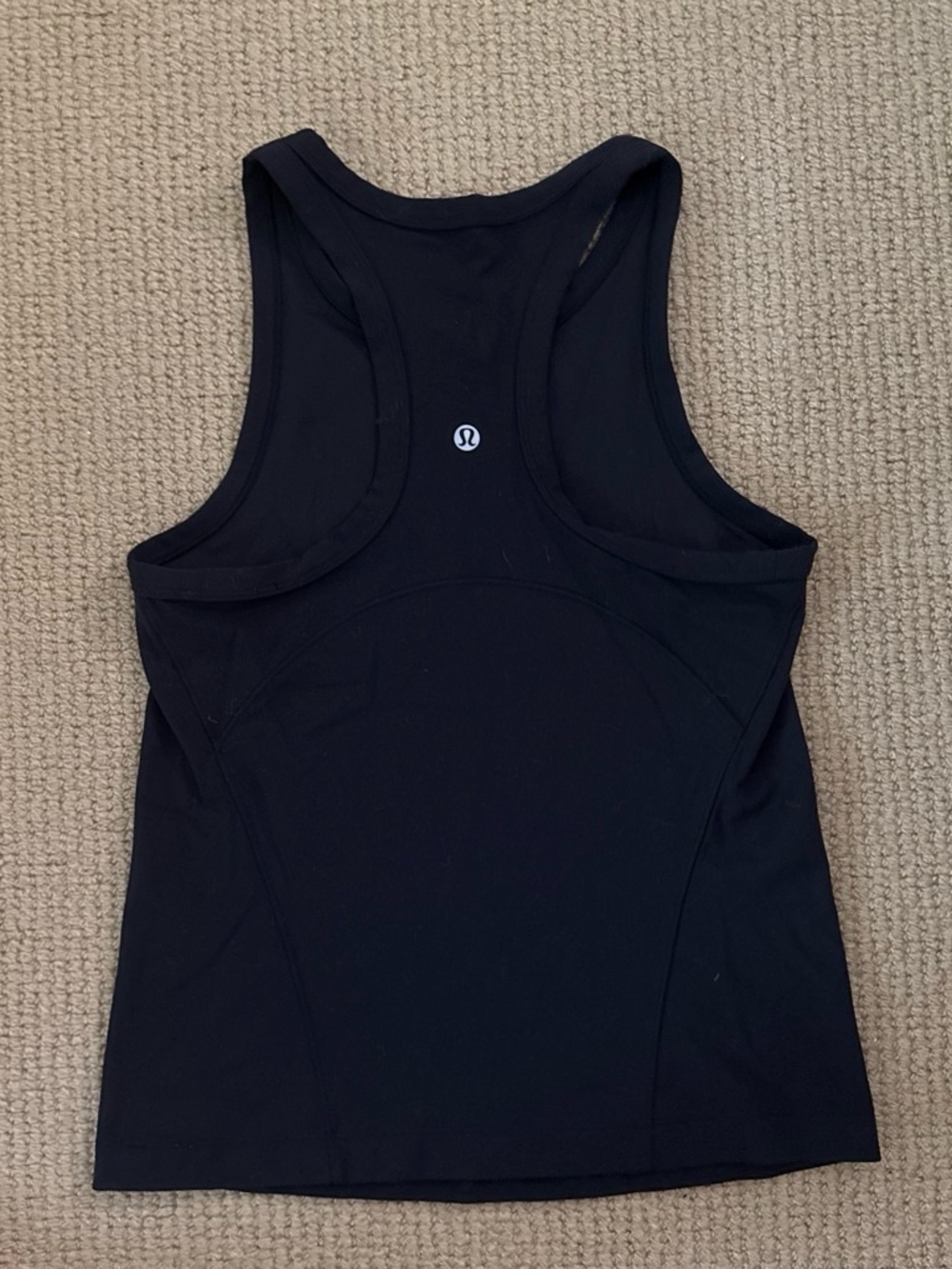 lululemon athletica Black Racerback Tank Top
